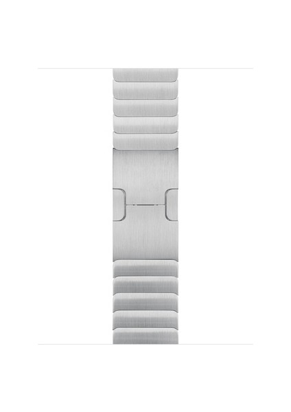 Apple Watch Tüm Modellere Uyumlu Metal Baklalı Kıstırmalı Gümüş Silver Renk 42 44 45 49 mm Kordon