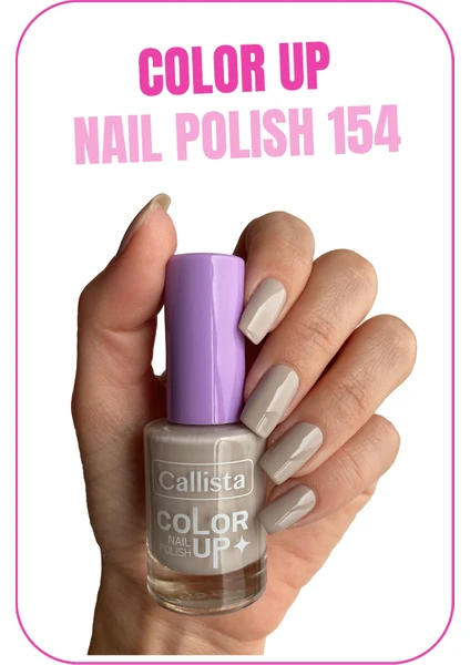 Callista Beauty Callista Color Up Nail Polish Oje 154 Stonington - Nude