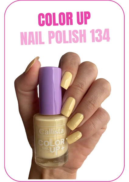 Callista Beauty Callista Color Up Nail Polish Oje 134 Banana Smoothie - Nude