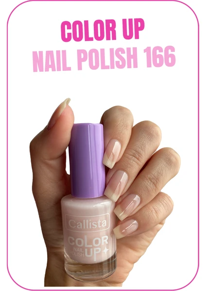 Callista Beauty Callista Color Up Nail Polish Oje 166 Mani Cured - Nude