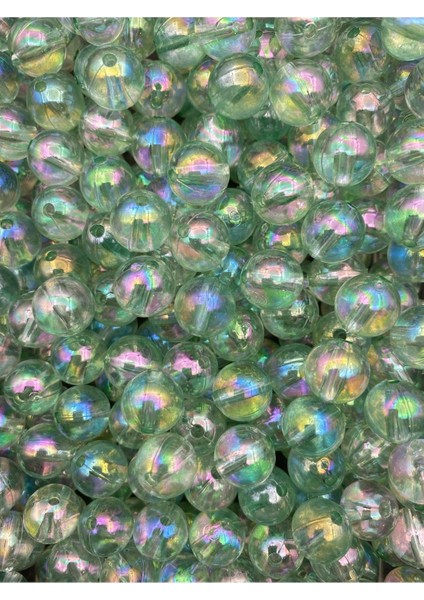12MM Turkuaz Renk Janjanlı Akrilik Top Boncuk, Parlak Takı,çanta Yapım Boncuğu (100GR,~95 Adet) fiyatları