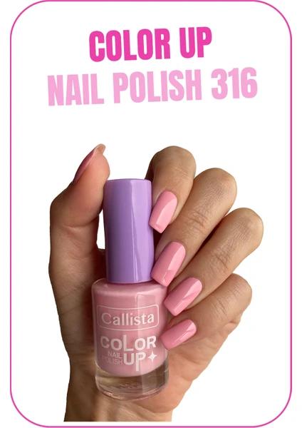 Callista Beauty Callista Color Up Nail Polish Oje 316 My Milkshake - Pembe