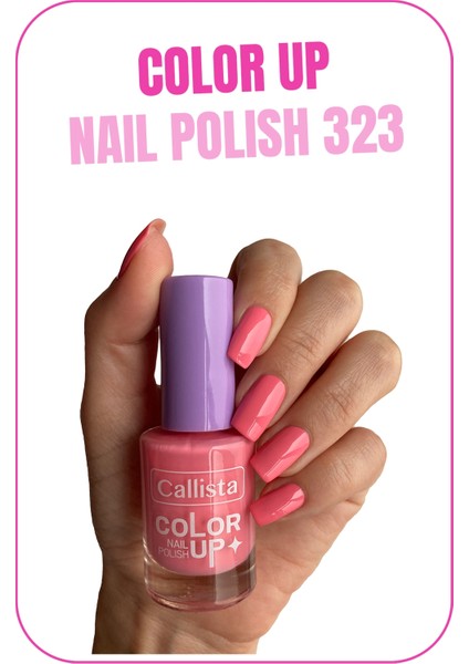 Callista Color Up Nail Polish Oje 323 On Wednesdays - Pembe