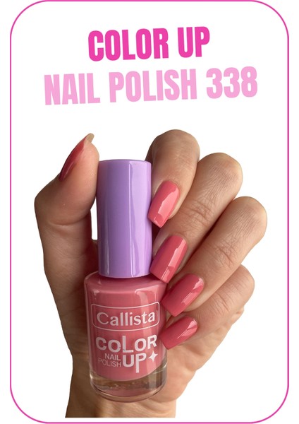 Callista Beauty Callista Color Up Nail Polish Oje 338 Sugarcoat - Pembe