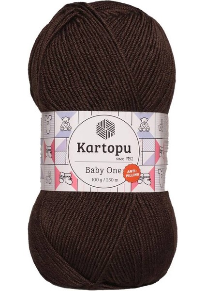 Baby One El Örgü Ipi | Koyu Kahve K890
