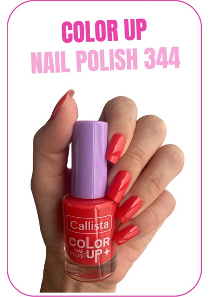 Callista Color Up Nail Polish Oje 344 Business Partner - Pembe