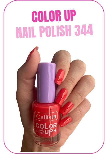 Callista Beauty Callista Color Up Nail Polish Oje 344 Business Partner - Pembe