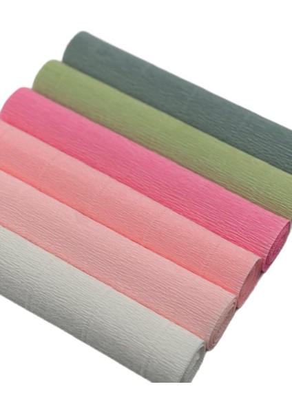 Roco Paper Italyan Krapon Kağıdı Set Gently – 180 gr - 25X125 cm 6'lı Paket - %260 Esneme Özelliği