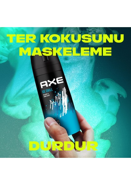 Erkek Deodorant & Bodyspray Ice Chill 48 Saat Etkileyici Koku 150 Ml X3 Adet