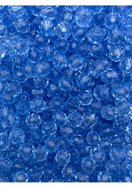 12MM Açık Mavi Renk Petek Model Akrilik Boncuk,çanta Yapım Boncuğu ( 100GR,~120 Adet) fiyatları