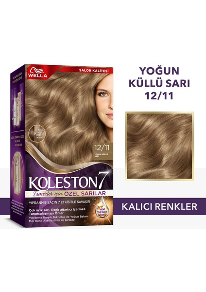 Wella Koleston Supreme Kit 12/11 Yoğun Küllü Sarı