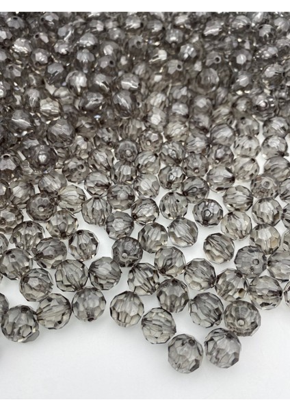 12MM Gri / Füme / Antrasit Renk Petek Model Akrilik Boncuk,çanta Yapım Boncuğu ( 100GR,~120 Adet) modelleri