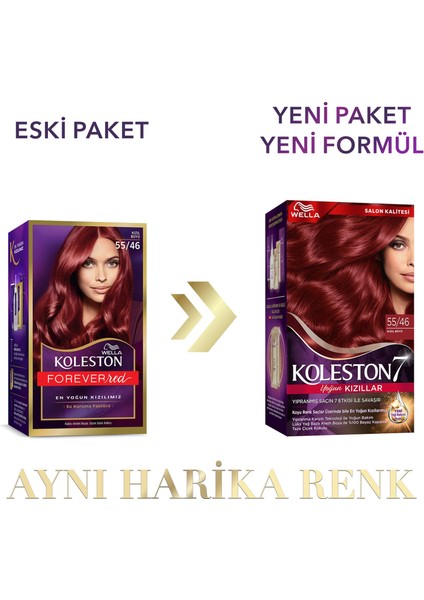 Wella Koleston Supreme Kit 55/46 Kızıl Büyü