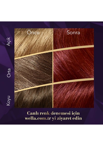 Wella Koleston Supreme Kit 55/46 Kızıl Büyü