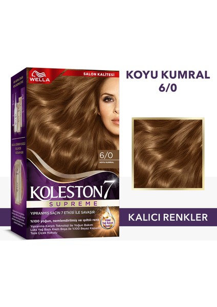 Wella Koleston Supreme Kit 6/0 Koyu Kumral