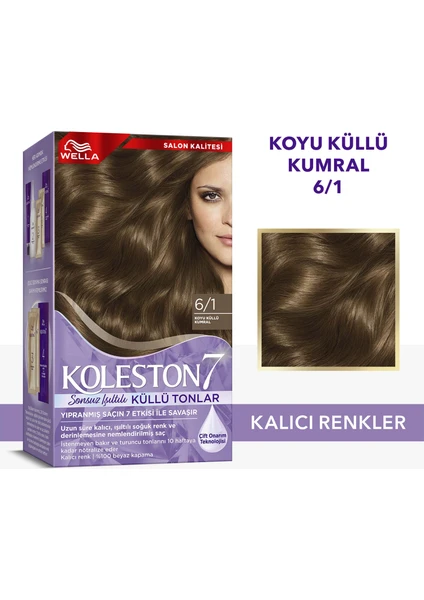 Wella Koleston Supreme Kit 6/1 Koyu Küllü Kumral