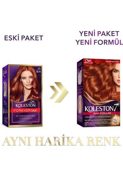 Wella Koleston Supreme Kit 6/4 Kızıl Bakır