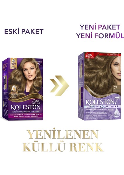 Wella Koleston Supreme Kit 7/1 Küllü Kumral