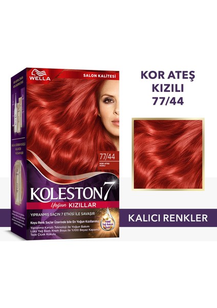 Wella Koleston Supreme Kit 77/44 Kor Ateş Kızılı