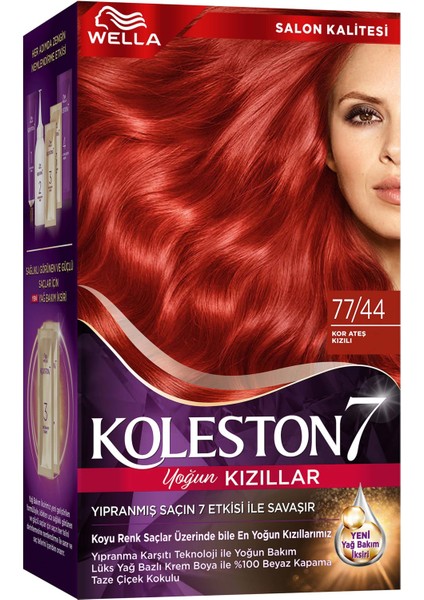 Wella Koleston Supreme Kit 77/44 Kor Ateş Kızılı