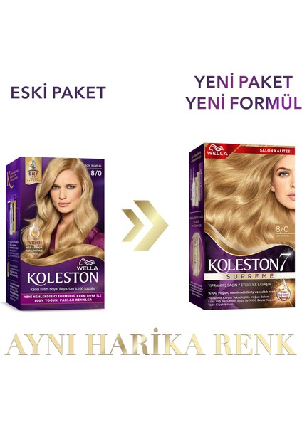 Supreme Kit 8/0 Açık Kumral