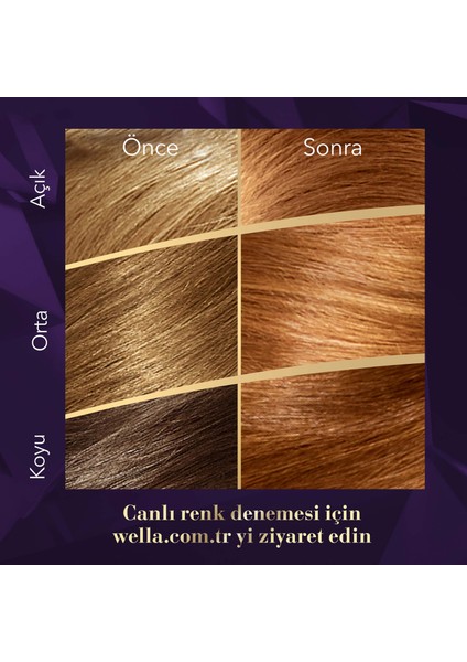 Wella Koleston Supreme Kit 8/74 Gizemli Kahve