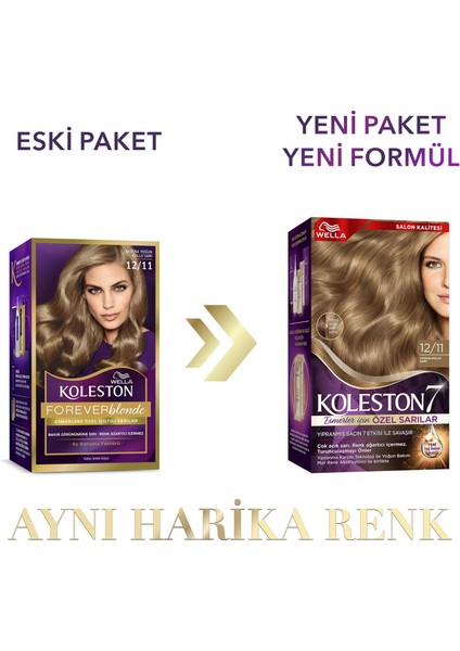 Wella Koleston Supreme Kit 12/11 Yoğun Küllü Sarı