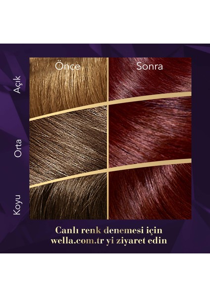 Wella Koleston Supreme Kit 4/6 Kızıl Viyole