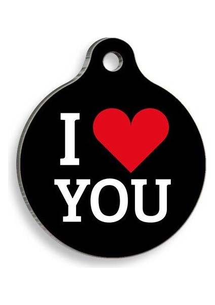 Qr Smart Id I Love You Kedi ve Köpek Künyesi