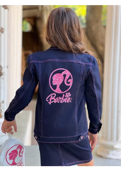 Barbie Kız Çocuk Kot Takım modelleri