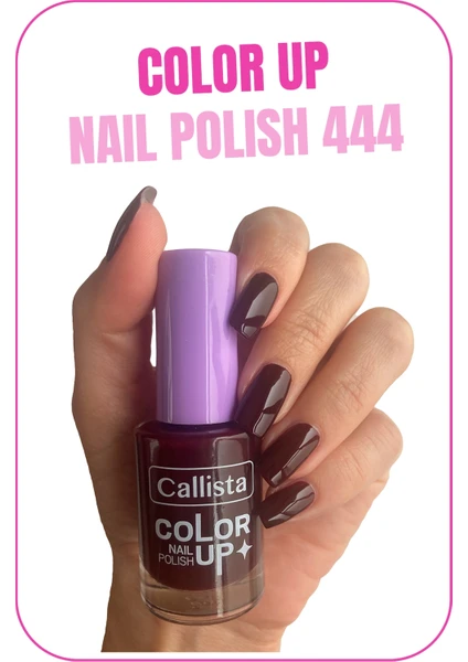 Callista Beauty Callista Color Up Nail Polish Oje 444 Boy Bye - Bordo