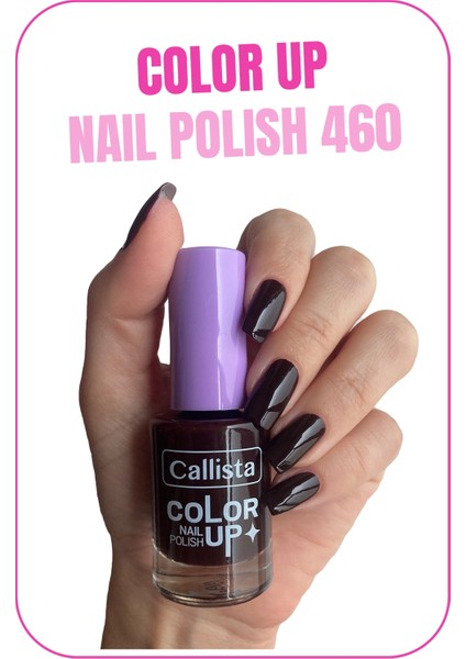 Callista Beauty Callista Color Up Nail Polish Oje 460 Nail Game - Bordo