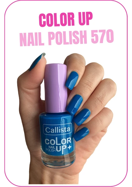 Callista Beauty Callista Color Up Nail Polish Oje 570 Indigo Magic - Mavi