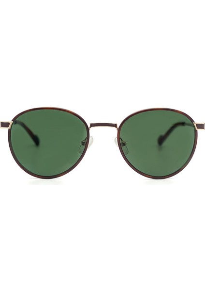 Pietre C1 53 Unisex Kahverengi Metal Güneş Gözlüğü