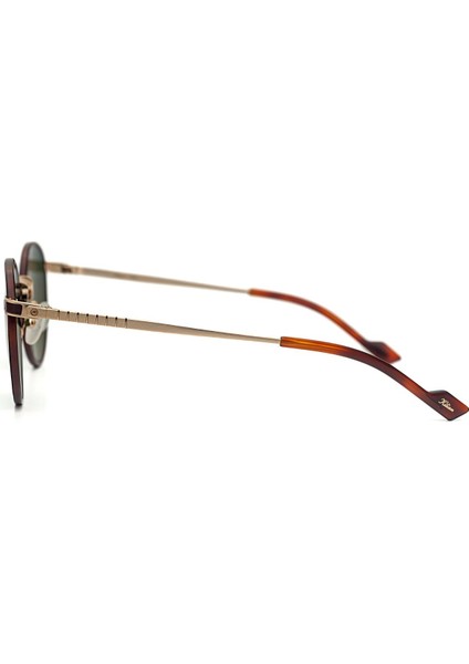 Pietre C1 53 Unisex Kahverengi Metal Güneş Gözlüğü