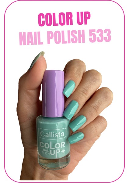 Callista Color Up Nail Polish Oje 533 Planet Callista - Yeşil