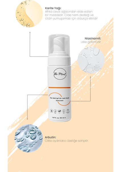 Yoğun Leke Karşıtı SPF 50+ Güneş Kremi – Tüm Cilt Tipleri İçin Renksiz UVA/UVB Koruması ve Nemlendirici, 50 ml indirimleri