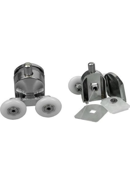 Dayanıklı Duşakabin Tekerleği Alt Üst Sürgülü Cam Kabin Tekeri Rulman Metal Gövdeli 8 Li Set modelleri