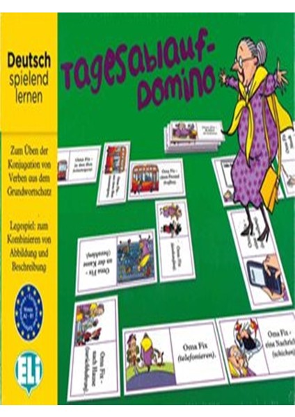 Tagesablauf-Domino