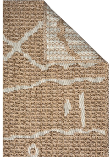 Caretta Kraft 4125 Jüt Tabanlı Modern Örme Kilim