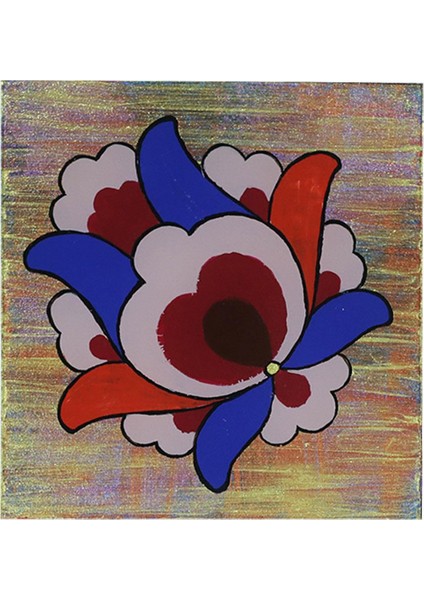 EL İŞÇİLİĞİ TEZHİP BARDAK ALTLIK 10*10 cm - 5744