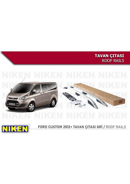 Ford Custom Kısa Şase 2012 Sonrası Portbagaj Tavan Çıtası Port Bagaj Orjinal Tip
