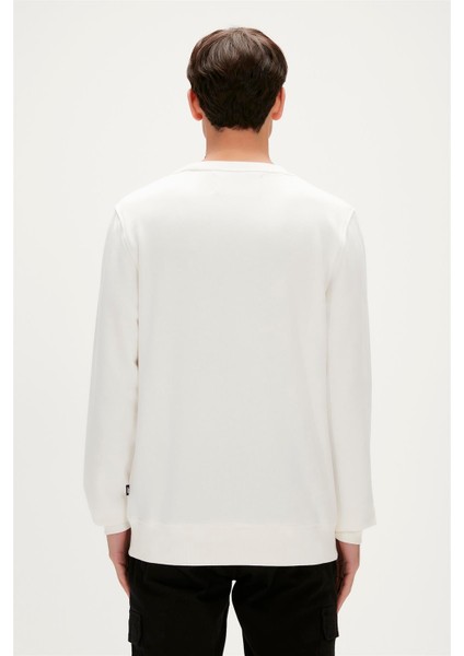 Crayon Crewneck Off-White Beyaz Erkek Sweatshirt indirimleri