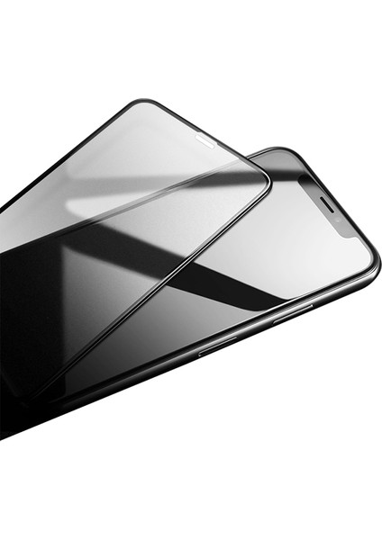 iPhone Xs Max Uyumlu Seramik 6d Kırılmaz Su Tutmaz Tam Kaplayan Şeffaf Ekran Koruyucu
