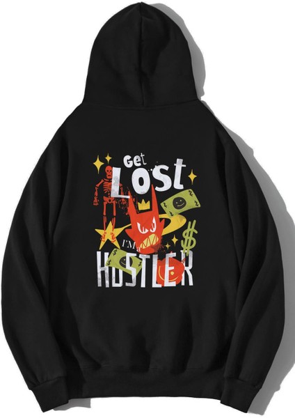 Brz Collection Unisex Oversize Get Lost Hoodie