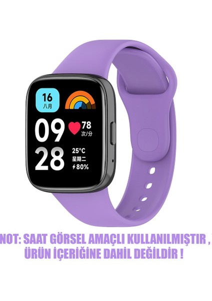 Xiaomi Redmi Watch 3 Active Kordon, Silicone Sport Band Lila fiyatları