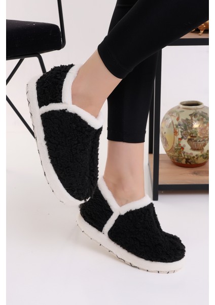 Pwr EB085 Kadın Peluş Kışlık Panduf Ev Ayakkabısı modelleri
