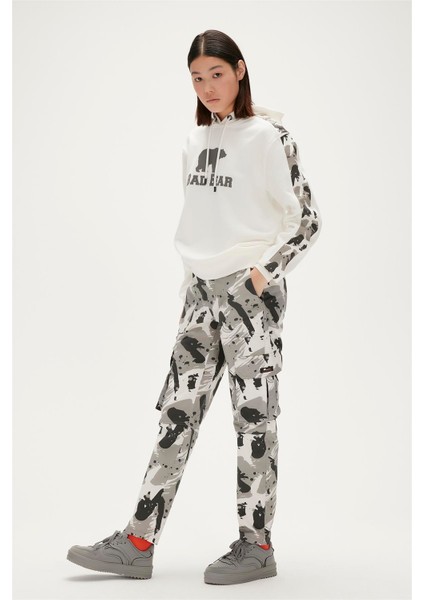 Gwen Hoodie Off-White Beyaz Kapüşonlu Kadın Sweatshirt modelleri