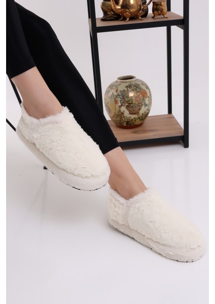 Pwr EB085 Kadın Peluş Kışlık Panduf Ev Ayakkabısı fiyatları