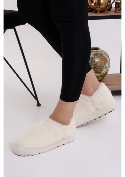 Pwr EB085 Kadın Peluş Kışlık Panduf Ev Ayakkabısı modelleri
